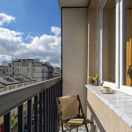 Apartman Wilcza Retro -city Center, Balcony - By Rentujemy Varsó
