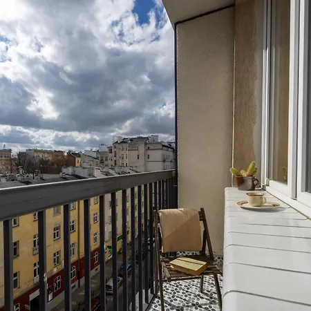 Apartman Wilcza Retro -city Center, Balcony - By Rentujemy Varsó